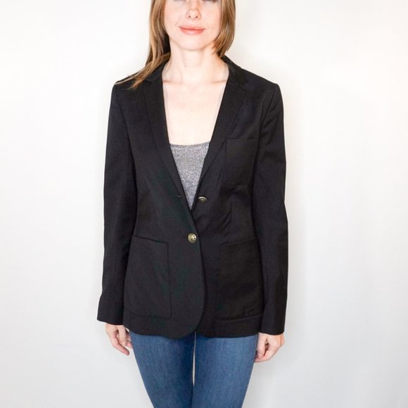 TALULA Aritzia Black Wool-Blend Blazer - Picture 5 of 8